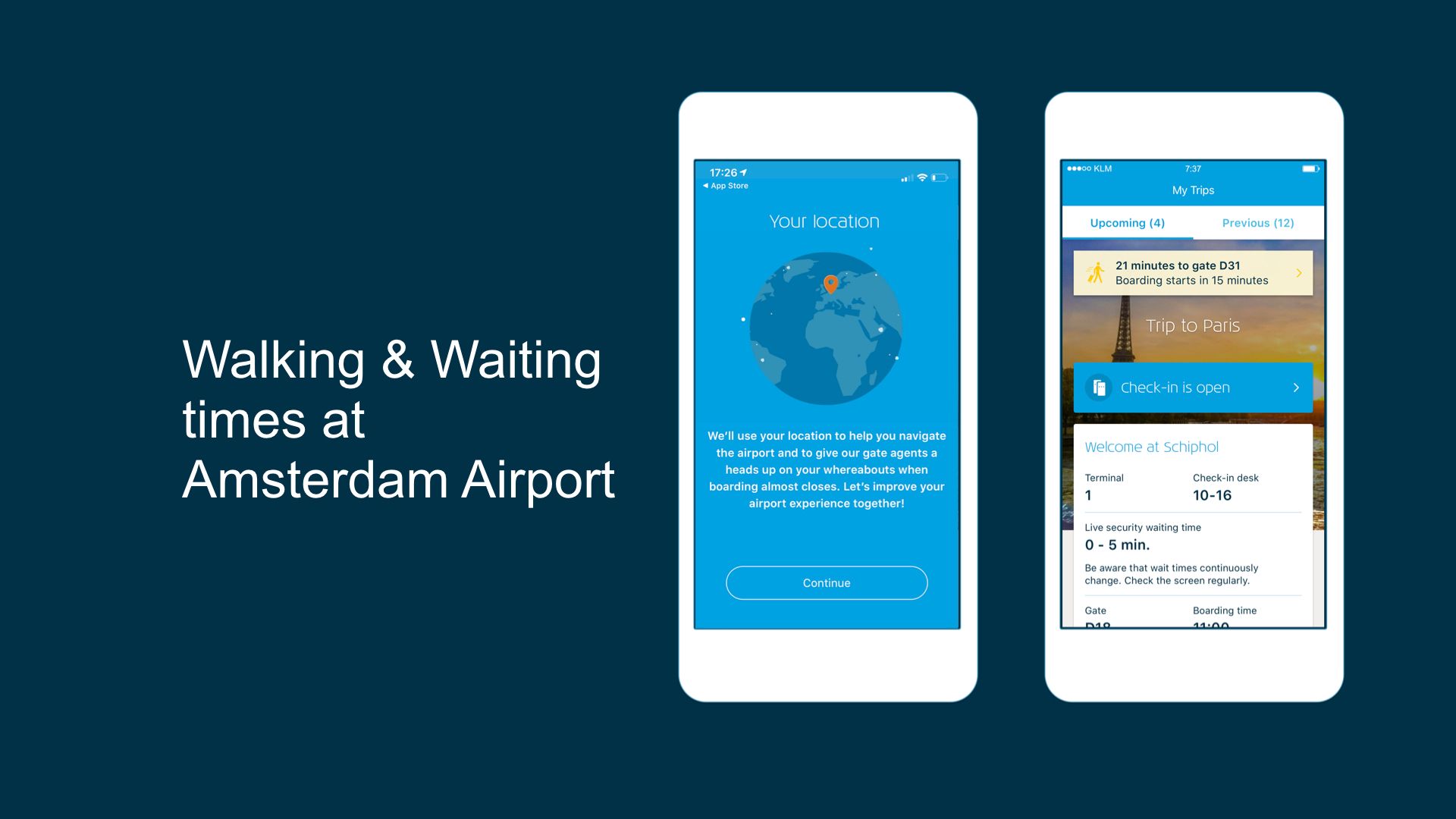 KLM Airlines – Location-Based Services