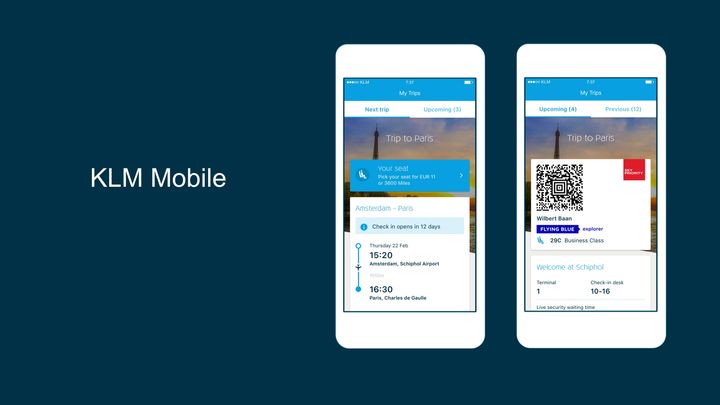 KLM Airlines - Mobile App